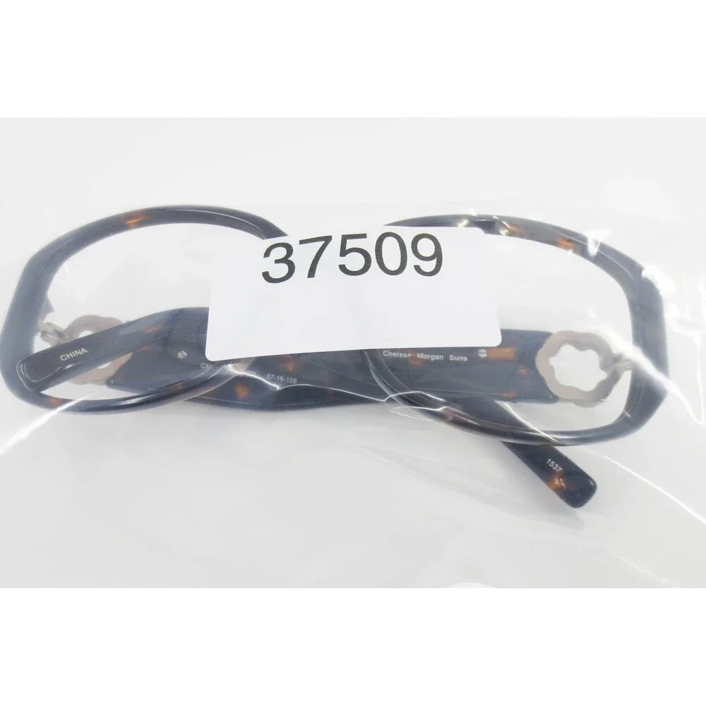 Chelsea Morgan Suns CMS 1012 TO Tortoise Eyeglasses Frames 57-16-135